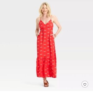 A New Day Open Back Maxi Dress